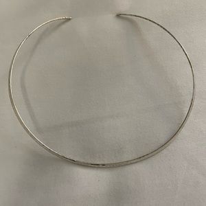 James Avery sterling silver Collet Neck Collar, retired design